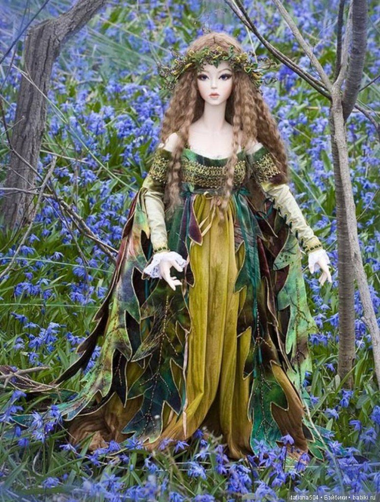 По мотивам сказок Марты Боерс – мир эльфов и принцесс. Вдохновенные куклы в потрясающих костюмах (фото 5)