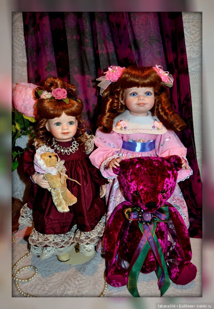 Две сестренки – мои куколки от Вирджиии Тернер