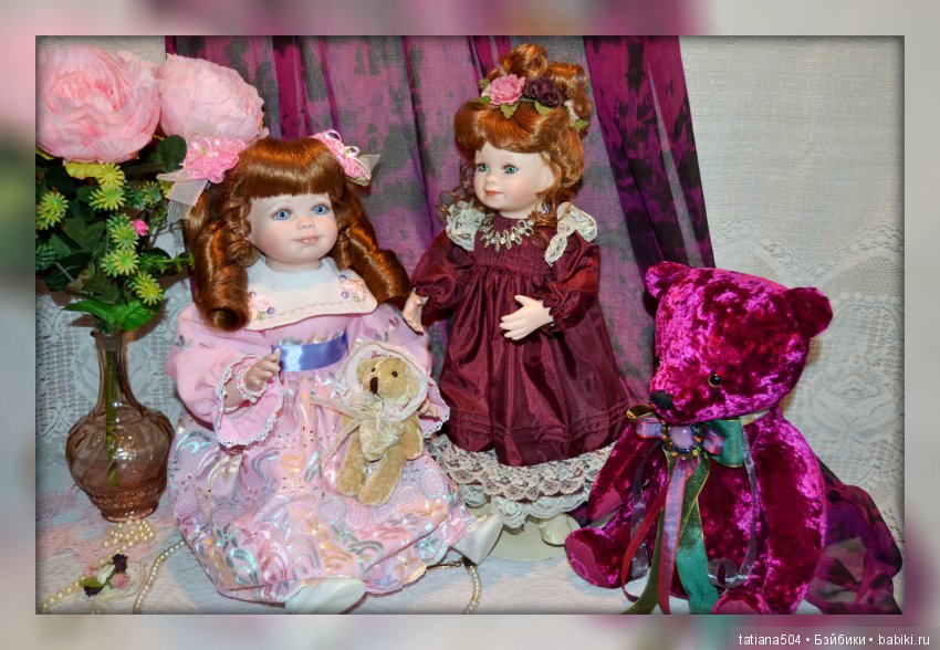 Две сестренки – мои куколки от Вирджиии Тернер