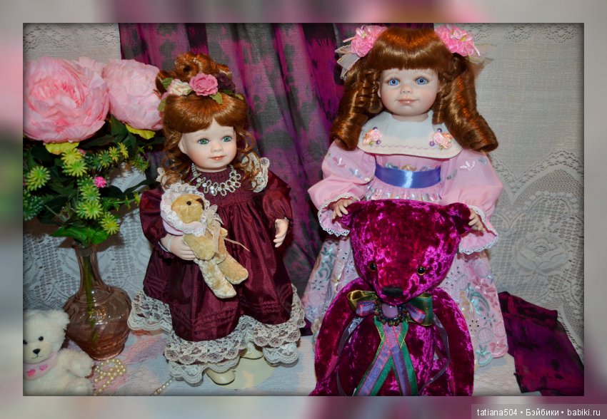 Две сестренки – мои куколки от Вирджиии Тернер