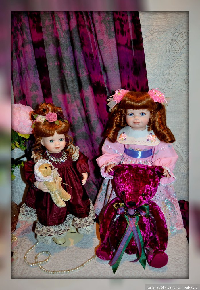 Две сестренки – мои куколки от Вирджиии Тернер