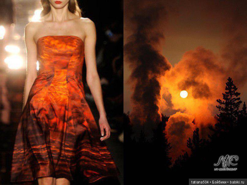 Природа - лучший учитель — Сочетание цветов: палитры для одежды и интерьера