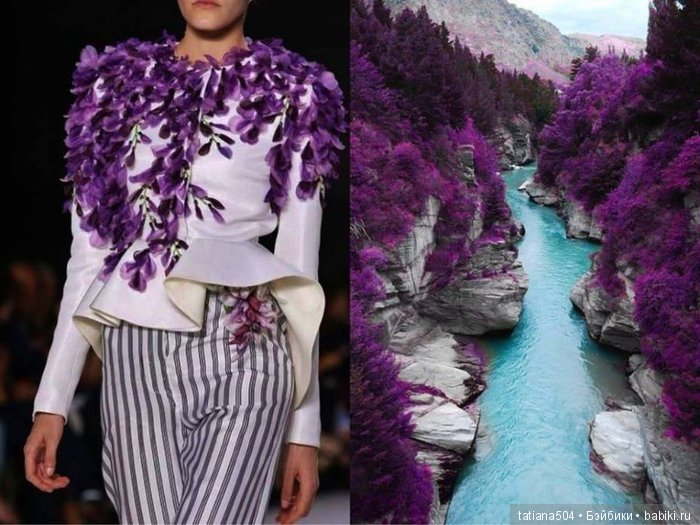 Природа - лучший учитель — Сочетание цветов: палитры для одежды и интерьера