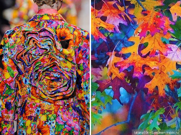 Природа - лучший учитель — Сочетание цветов: палитры для одежды и интерьера