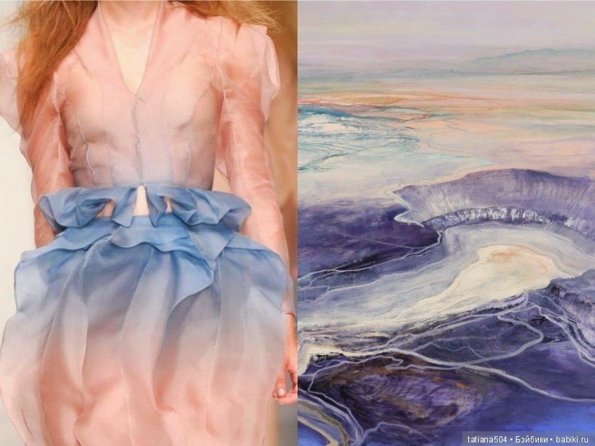 Природа - лучший учитель — Сочетание цветов: палитры для одежды и интерьера