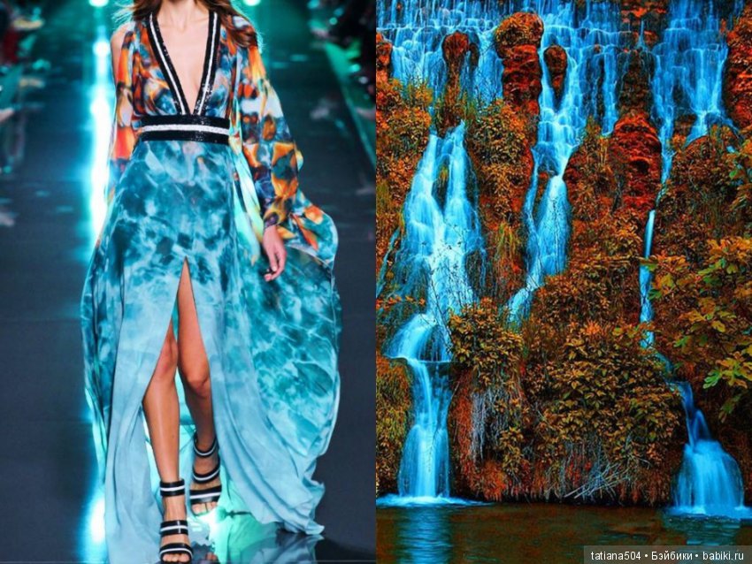 Природа - лучший учитель — Сочетание цветов: палитры для одежды и интерьера