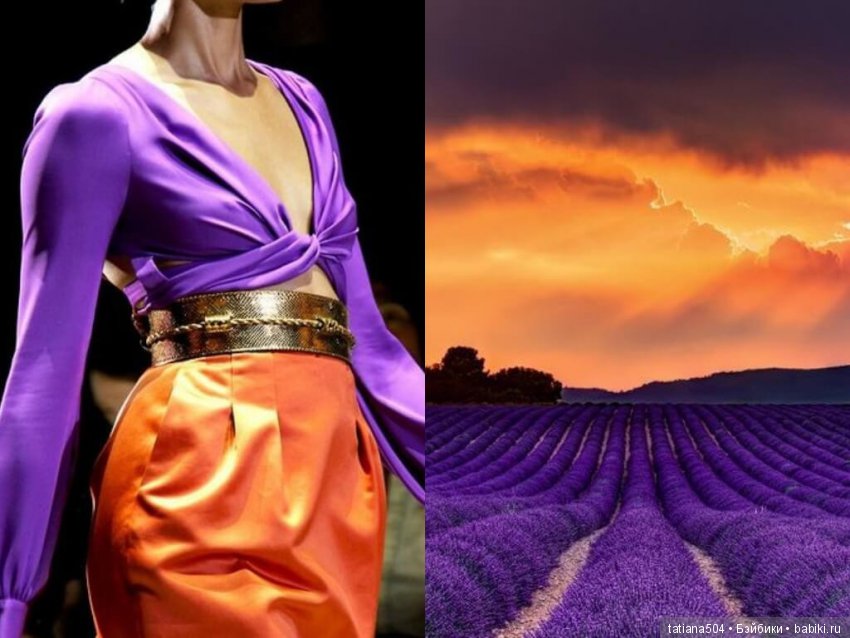 Природа - лучший учитель — Сочетание цветов: палитры для одежды и интерьера