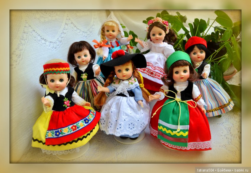 Дружат куклы на планете - всех народностей на свете