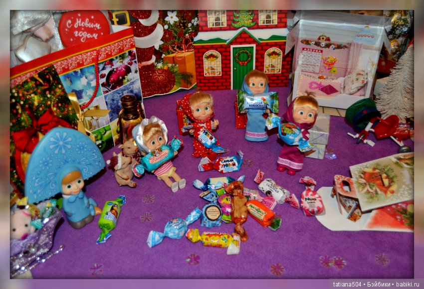 Новогодние истории с Машками. Часть 1- В поисках сладостей