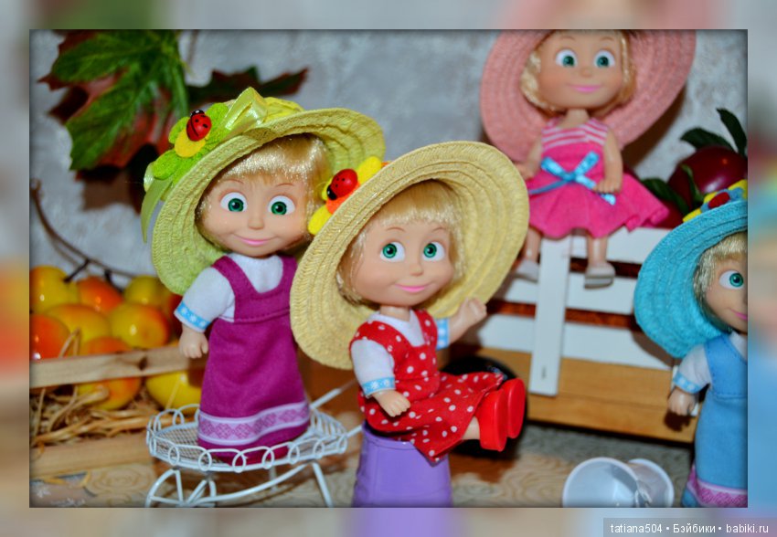 Как Маши яблочки собирали