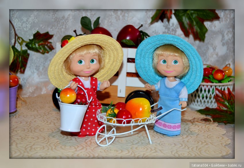 Как Маши яблочки собирали