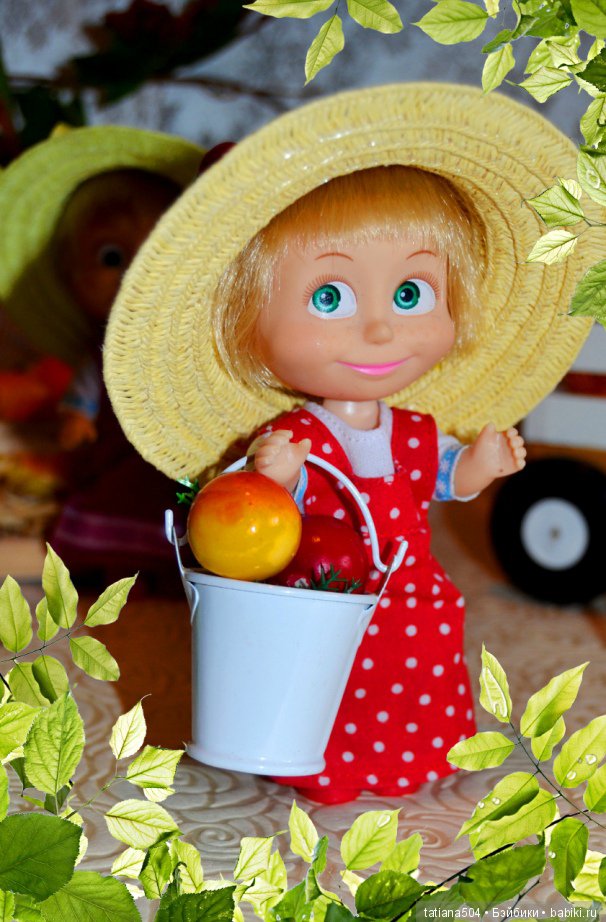 Как Маши яблочки собирали