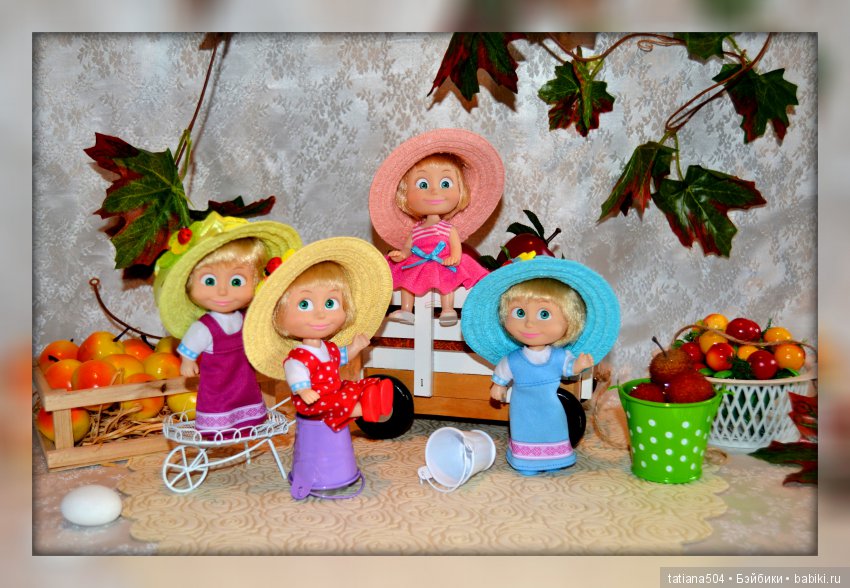 Как Маши яблочки собирали