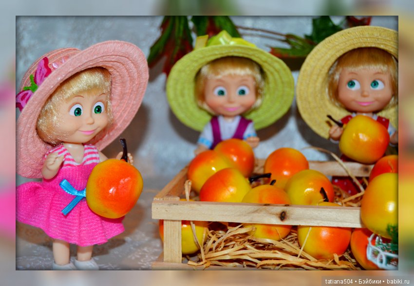 Как Маши яблочки собирали