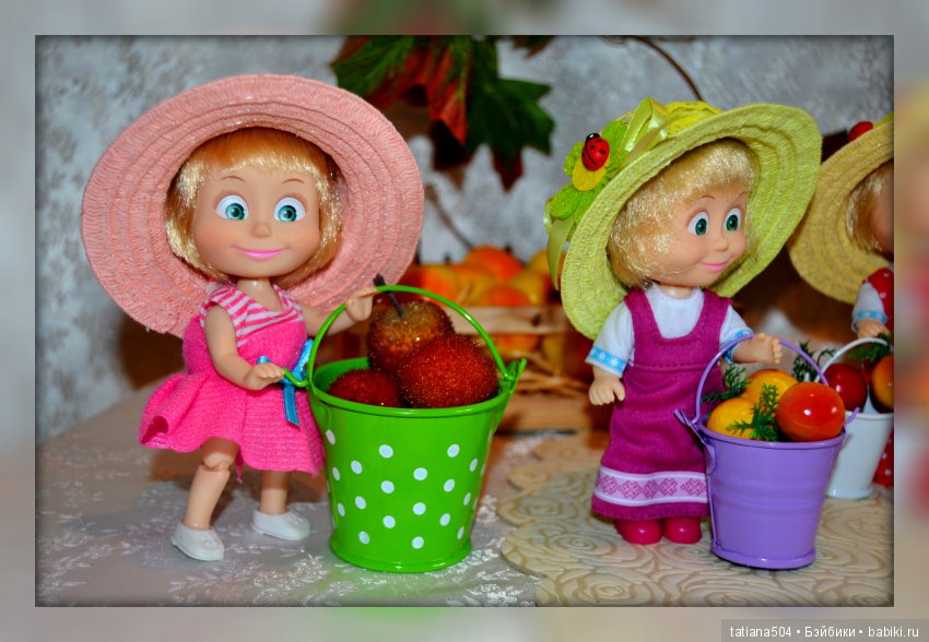 Как Маши яблочки собирали