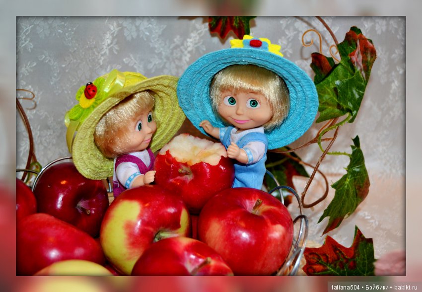 Как Маши яблочки собирали