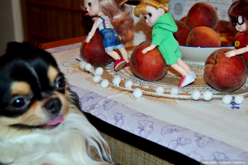 Неудачный фотосет или как мы готовились отметить День персика