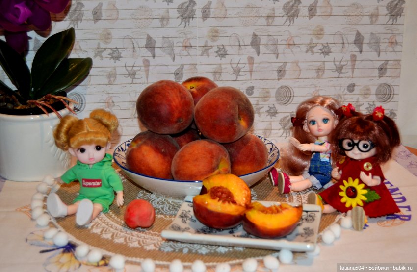 Неудачный фотосет или как мы готовились отметить День персика (фото 6)