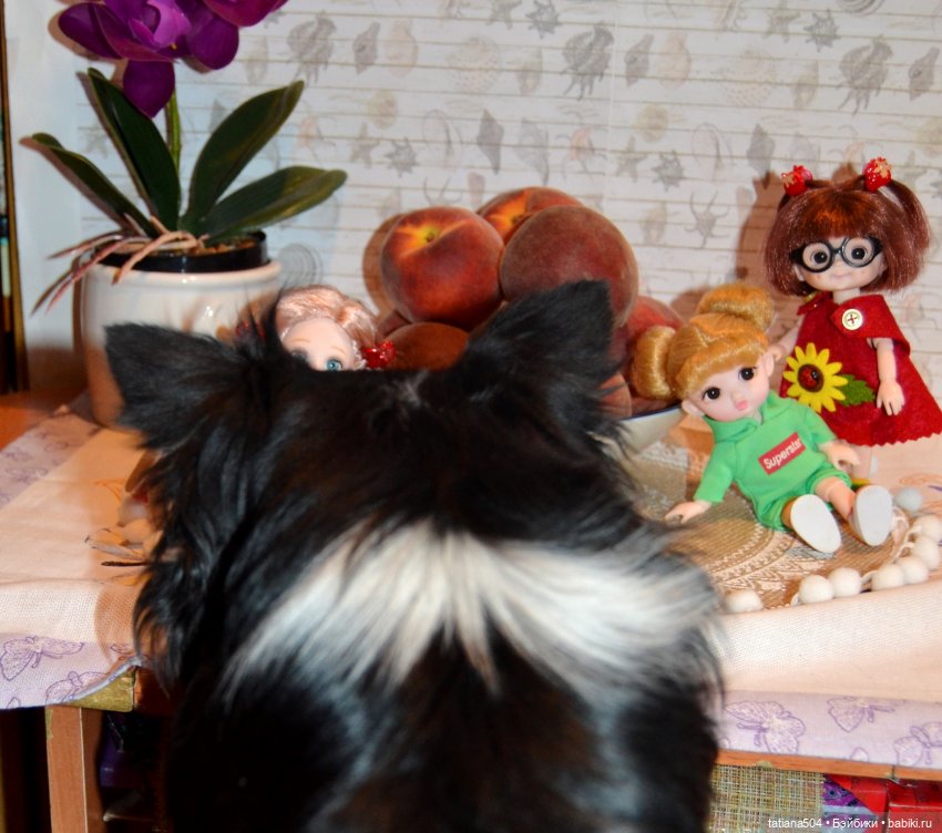 Неудачный фотосет или как мы готовились отметить День персика