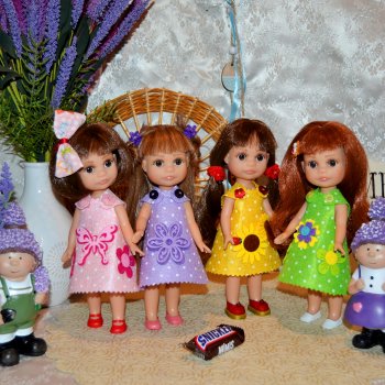 Люся раз, Люся два, Люся три… Или мои куклы мини  BERJUAN