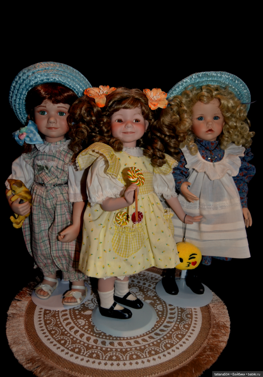 Моя коллекция фарфоровых кукол. Часть 1