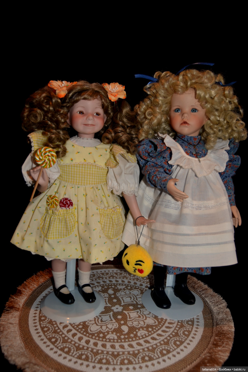 Моя коллекция фарфоровых кукол. Часть 1