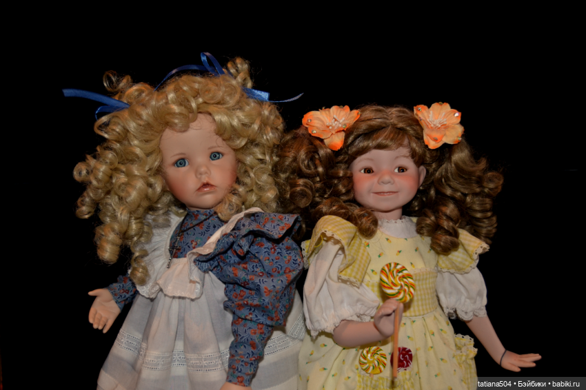 Моя коллекция фарфоровых кукол. Часть 1