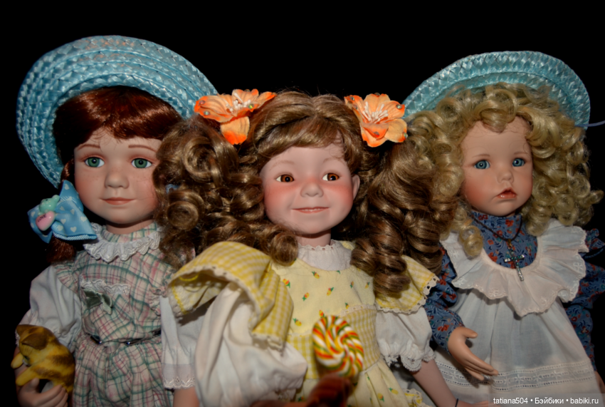 Моя коллекция фарфоровых кукол. Часть 1
