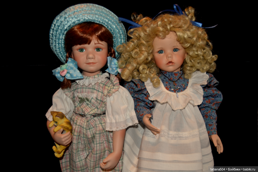 Моя коллекция фарфоровых кукол. Часть 1