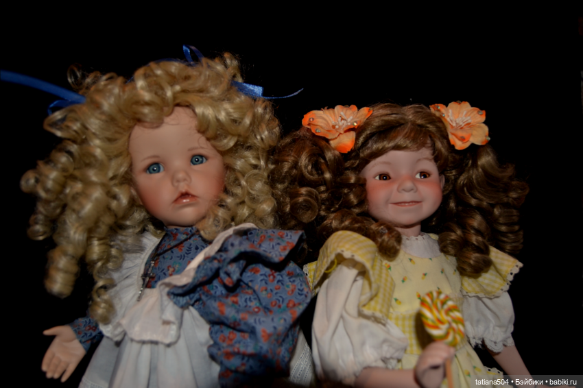 Моя коллекция фарфоровых кукол. Часть 1