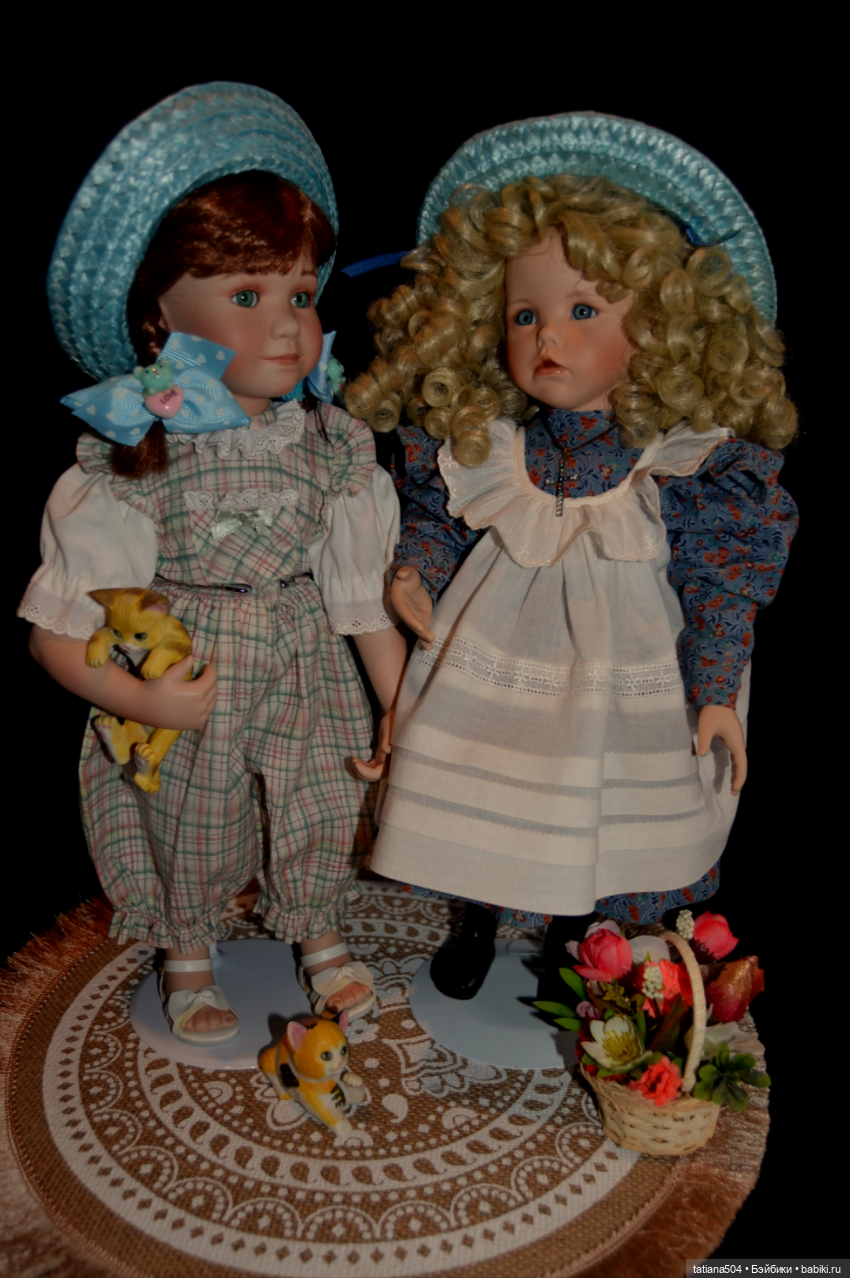 Моя коллекция фарфоровых кукол. Часть 1
