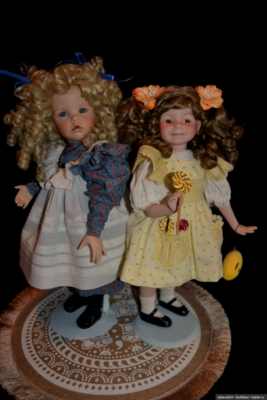 Моя коллекция фарфоровых кукол. Часть 1