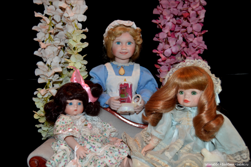 Моя коллекция фарфоровых кукол. Часть 7