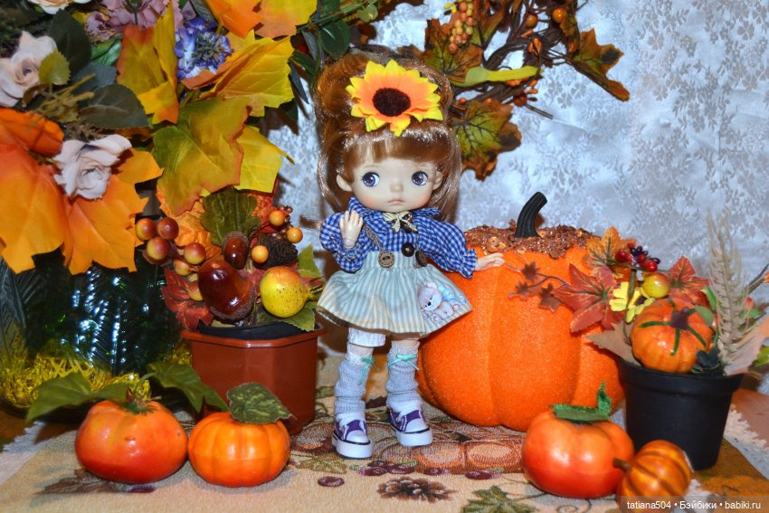 Осенние картинки — Куклы Xiaomi Monst (Сяоми) и Pipitom: шарнирные