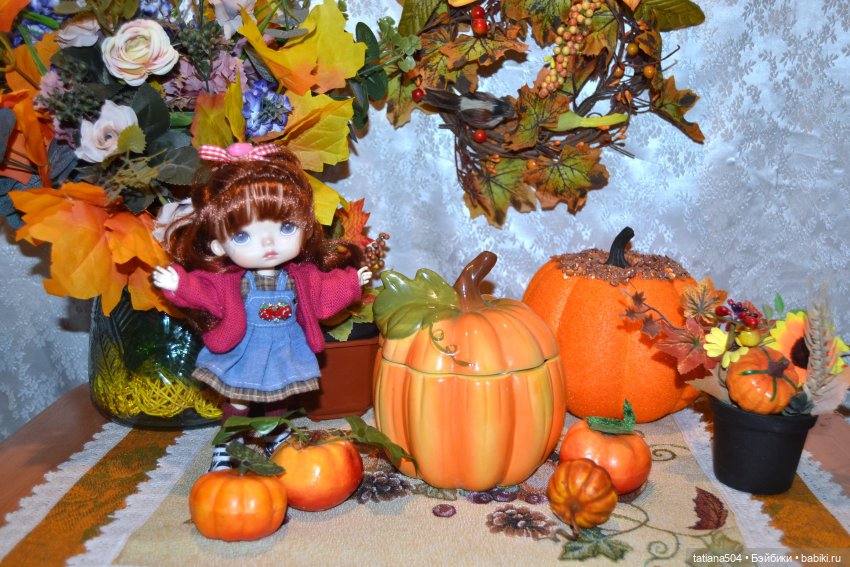 Осенние картинки — Куклы Xiaomi Monst (Сяоми) и Pipitom: шарнирные