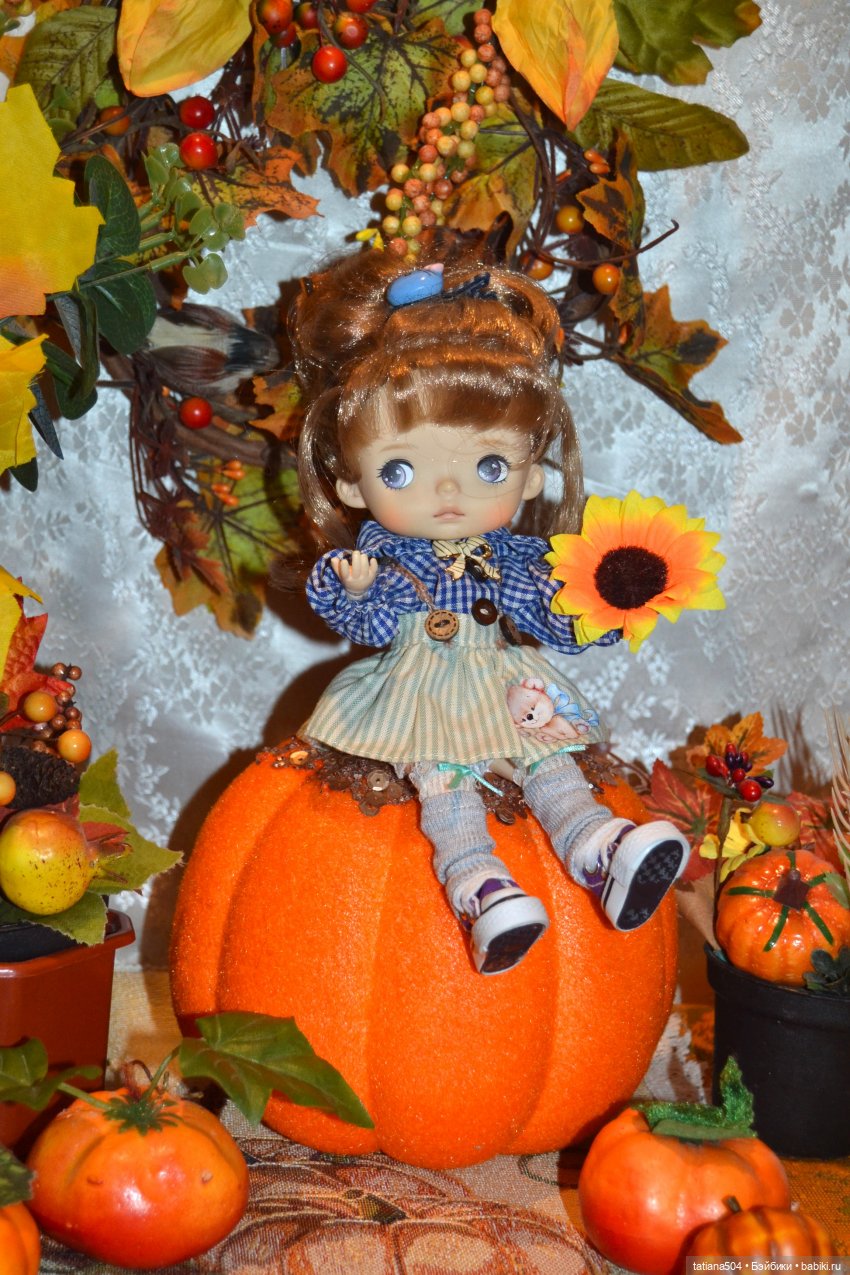 Осенние картинки — Куклы Xiaomi Monst (Сяоми) и Pipitom: шарнирные