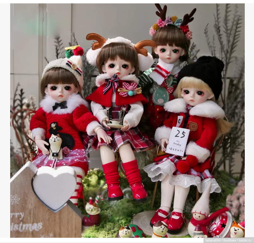 Такие разные рождественские девочки | Бэйбики Такие разные рождественские девочки