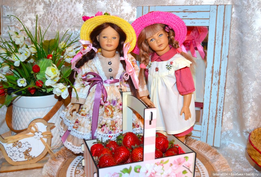 Клубничный праздник — Куклы Heidi Ott (Хайди Отт): Швейцария