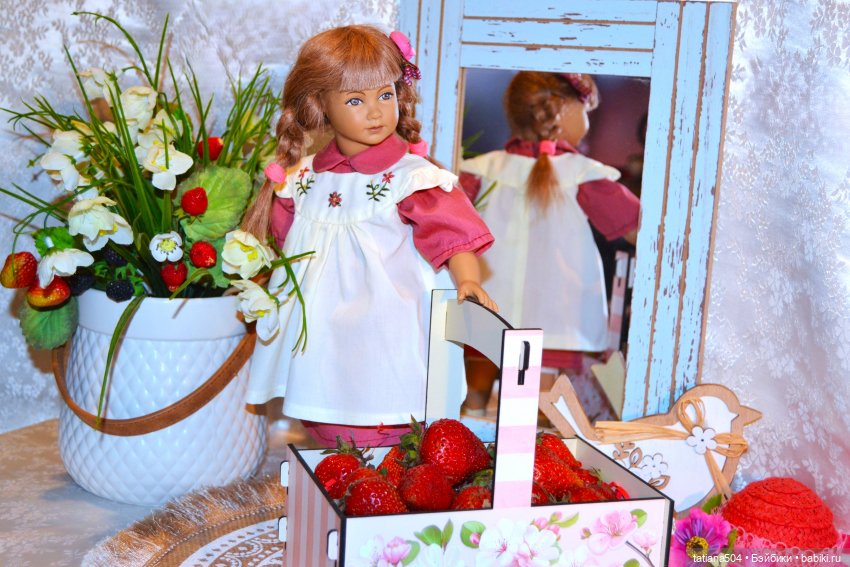 Клубничный праздник — Куклы Heidi Ott (Хайди Отт): Швейцария