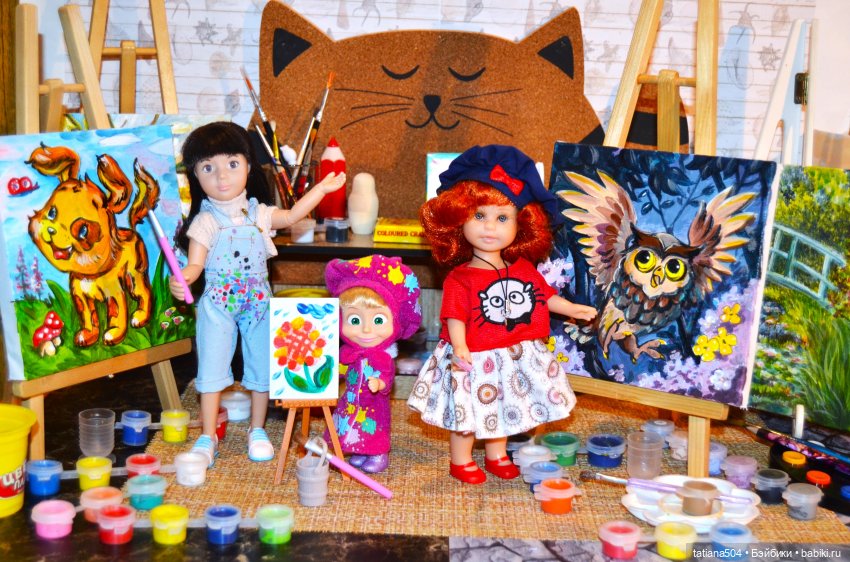 Кто учитель рисования? Маша…