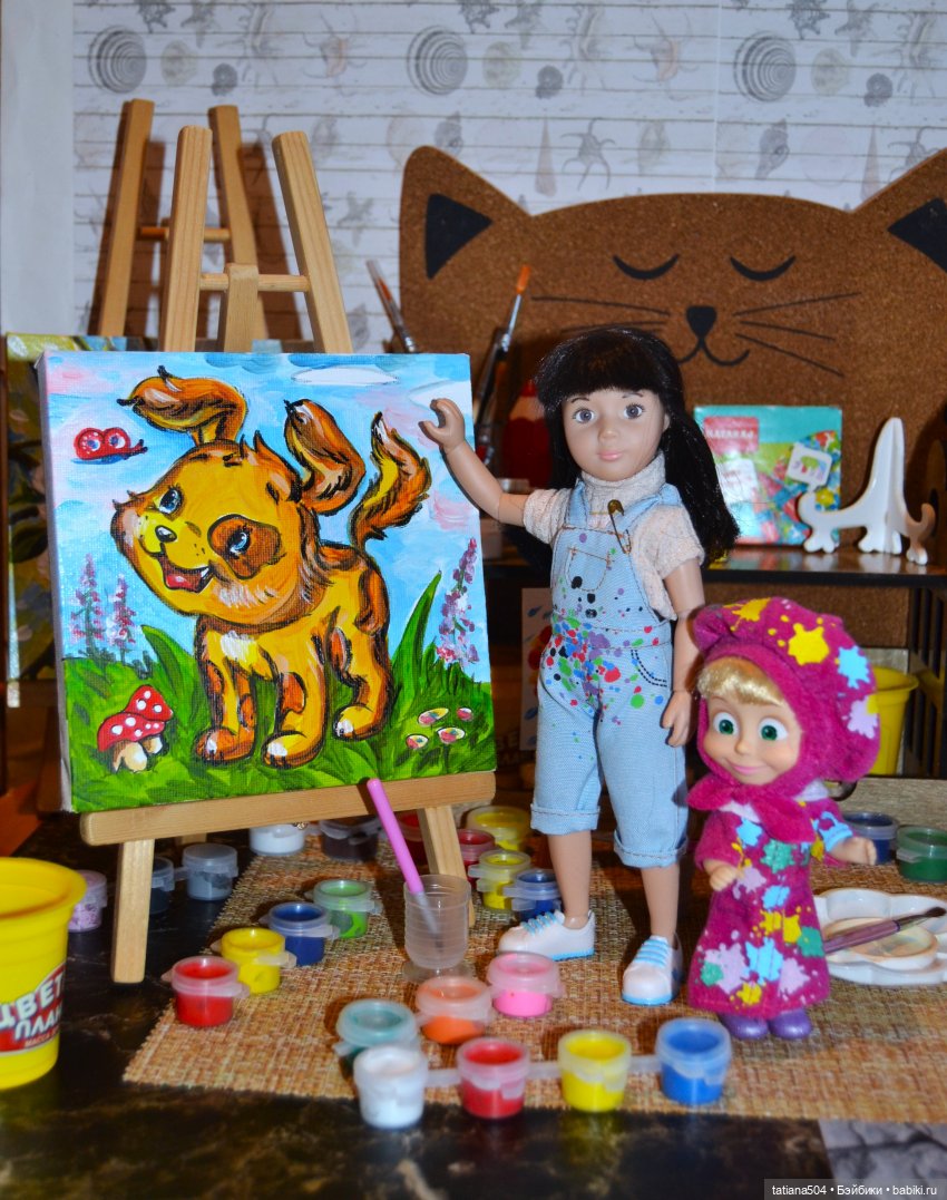 Кто учитель рисования? Маша…