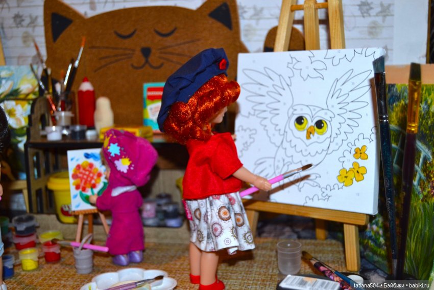 Кто учитель рисования? Маша…