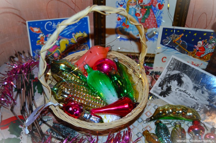 СОВЕТСКИЕ ЁЛОЧНЫЕ ИГРУШКИ МОЕЙ СЕМЬИ с историей