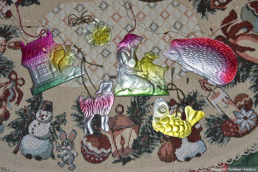 СОВЕТСКИЕ ЁЛОЧНЫЕ ИГРУШКИ МОЕЙ СЕМЬИ с историей