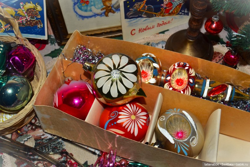 СОВЕТСКИЕ ЁЛОЧНЫЕ ИГРУШКИ МОЕЙ СЕМЬИ с историей