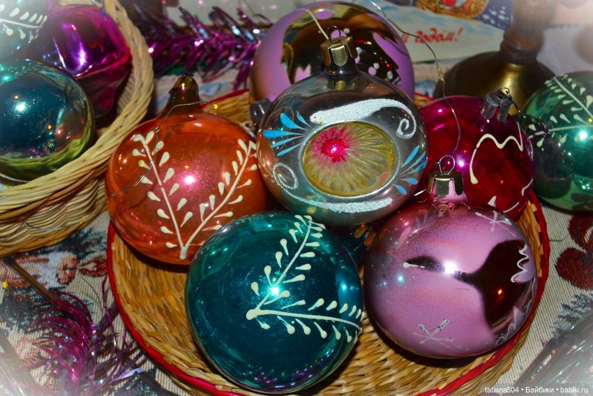 СОВЕТСКИЕ ЁЛОЧНЫЕ ИГРУШКИ МОЕЙ СЕМЬИ с историей