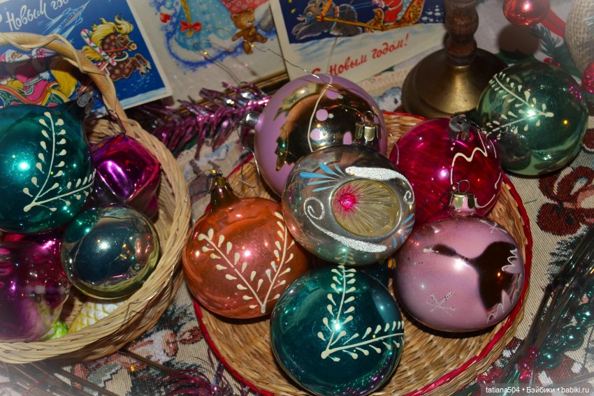 СОВЕТСКИЕ ЁЛОЧНЫЕ ИГРУШКИ МОЕЙ СЕМЬИ с историей