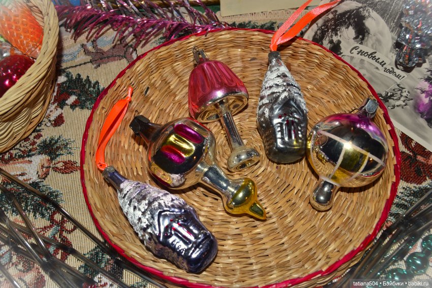 СОВЕТСКИЕ ЁЛОЧНЫЕ ИГРУШКИ МОЕЙ СЕМЬИ с историей (фото 10)