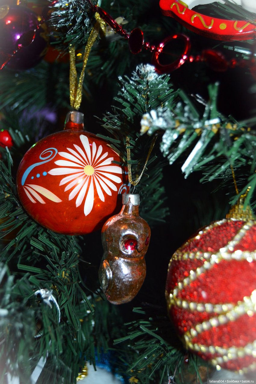 СОВЕТСКИЕ ЁЛОЧНЫЕ ИГРУШКИ МОЕЙ СЕМЬИ с историей