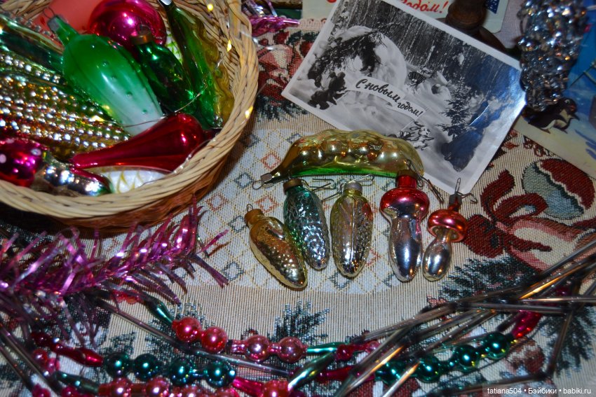 СОВЕТСКИЕ ЁЛОЧНЫЕ ИГРУШКИ МОЕЙ СЕМЬИ с историей